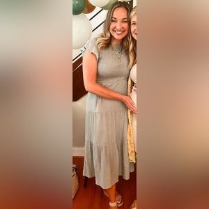 By The River Mint Midi Dress - Size L